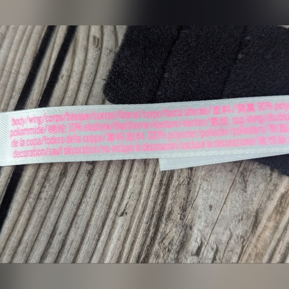 Pink The Lace High Neck Push Up Bra Large In Excellent Condition - Picture 7 of 9